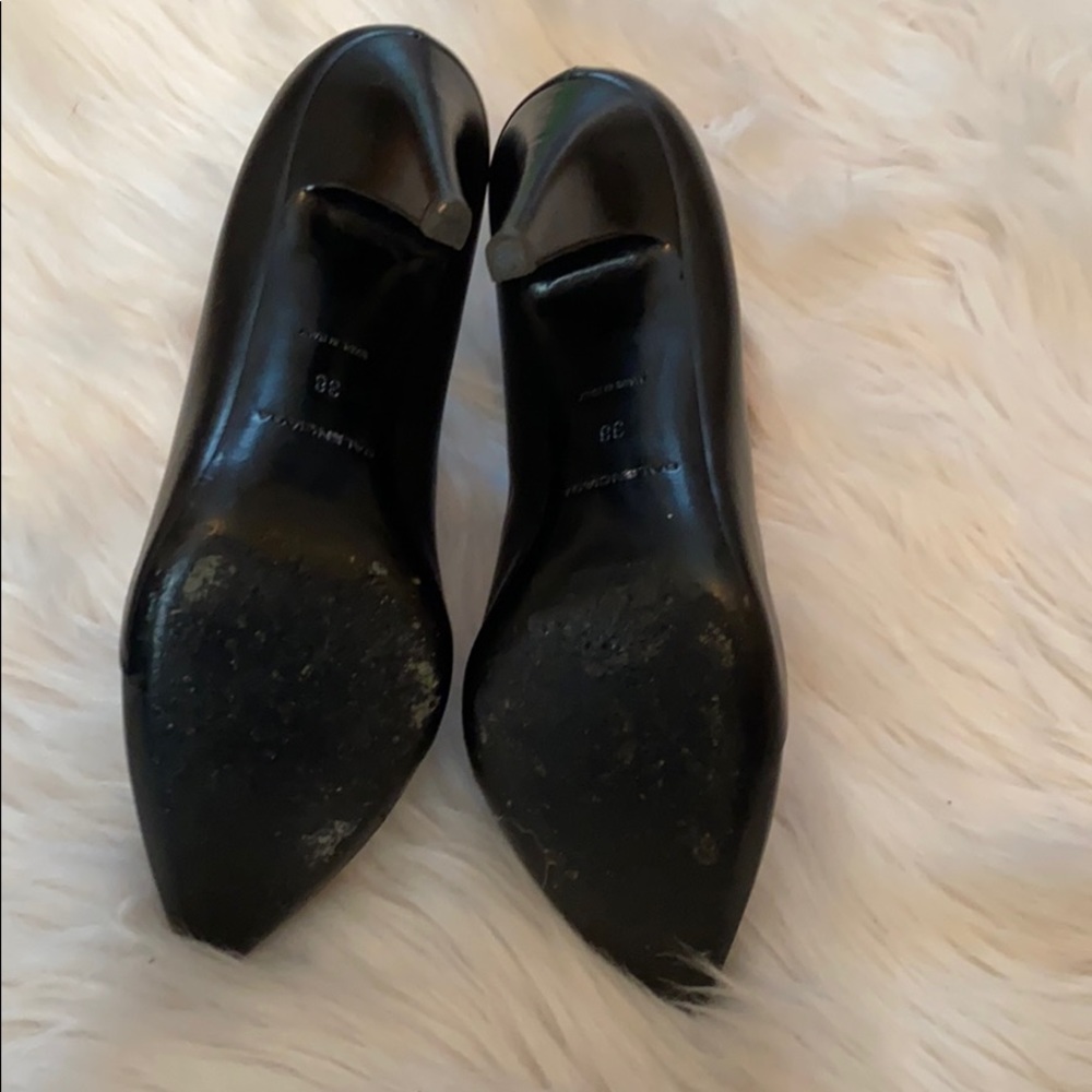 SOLD BALENCIAGA Two Tone leather heeled ankle boots 38 - Picture 5 of 10